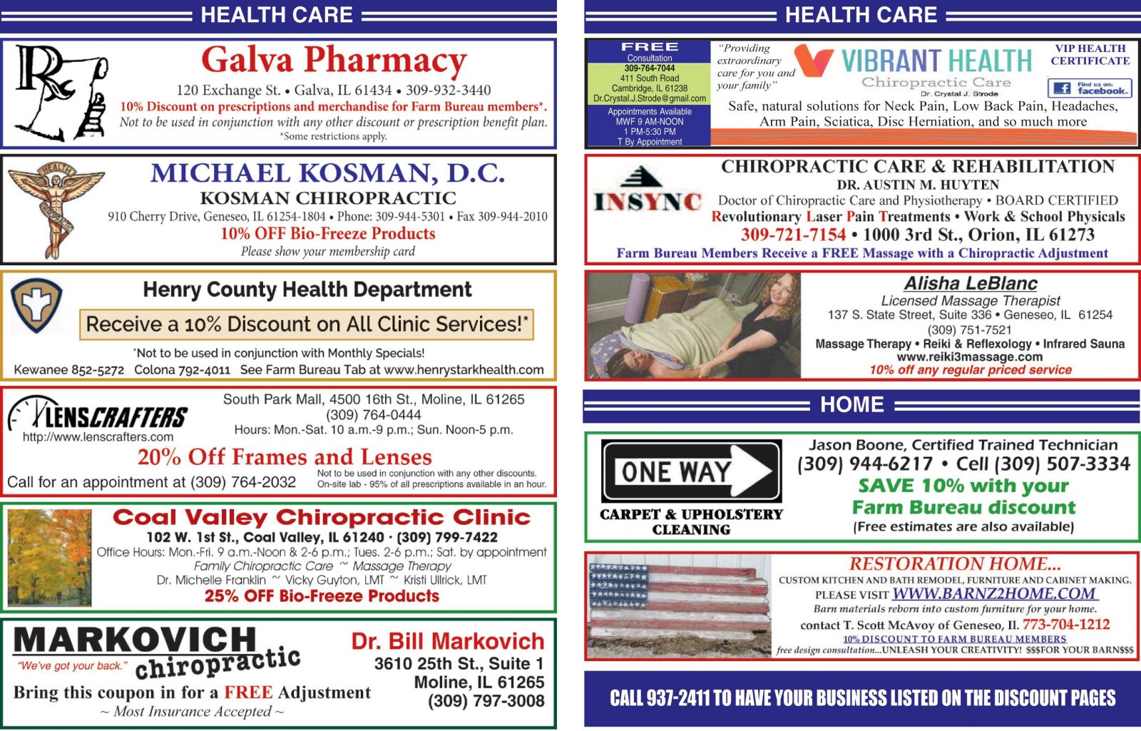 Henry County Farm Bureau Benefits